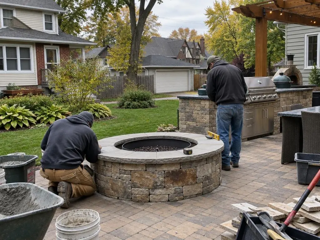 Outdoor Fireplaces & Fire Features in Minneapolis, MN